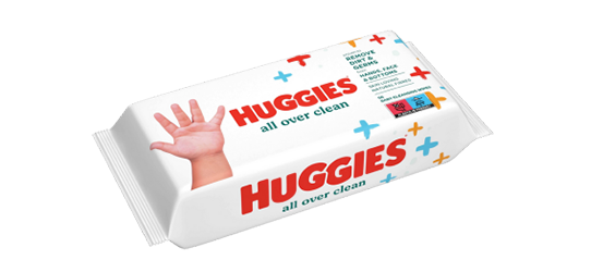 Huggies all over clean